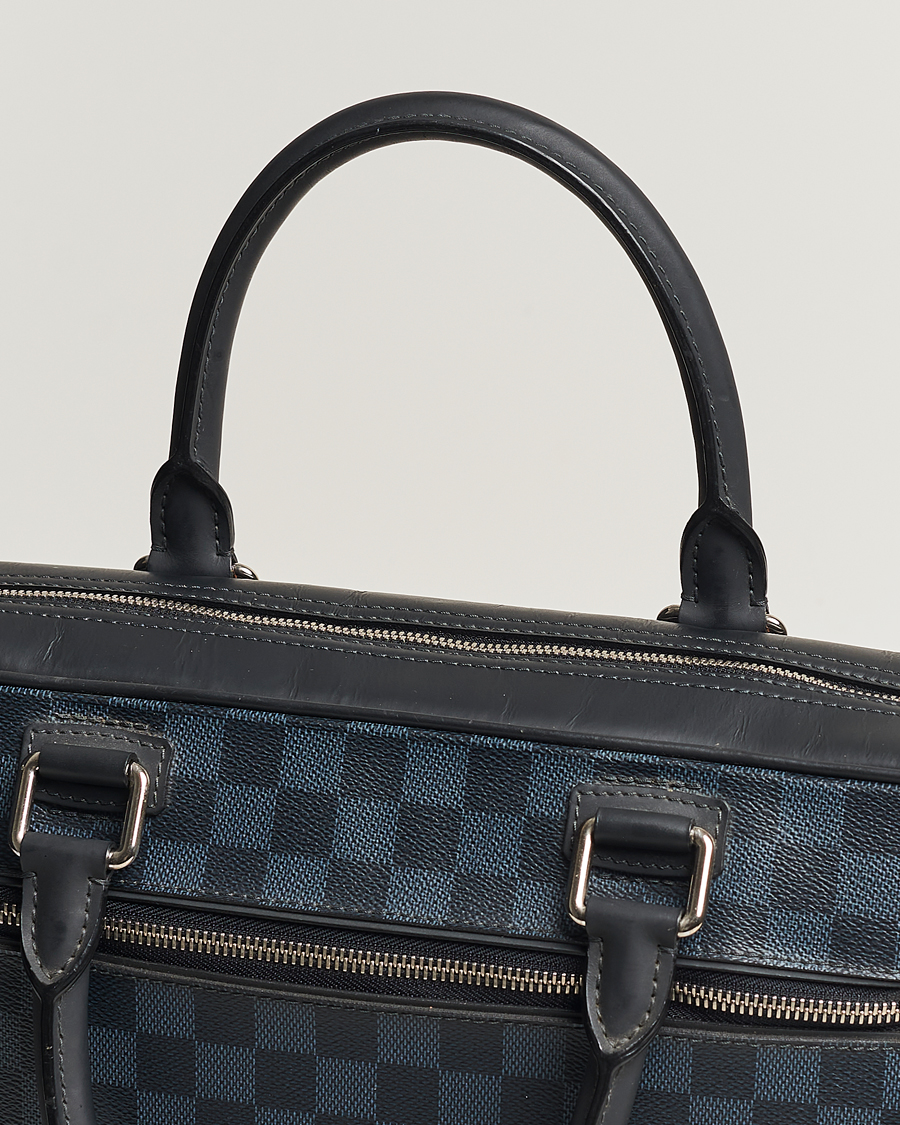 Hombres | Louis Vuitton Pre-Owned Porte Documents Business Bag Damier Graphite | Louis Vuitton Pre-Owned | Porte Documents Business Bag Damier Graphite