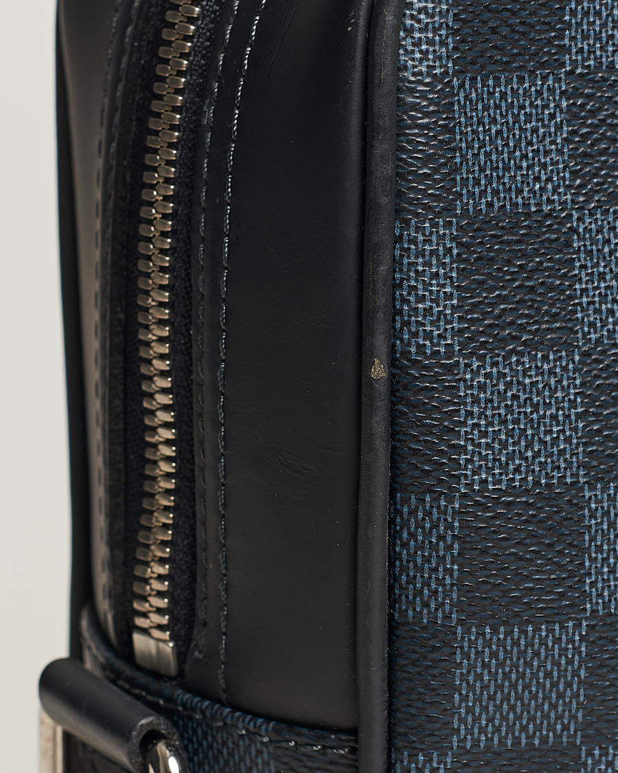 Hombres | Louis Vuitton Pre-Owned Porte Documents Business Bag Damier Graphite | Louis Vuitton Pre-Owned | Porte Documents Business Bag Damier Graphite