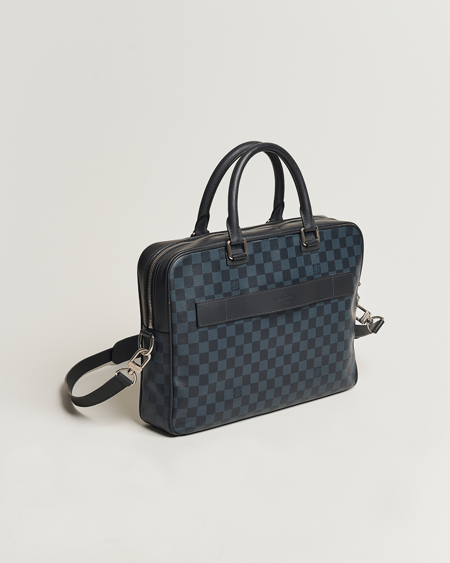 Hombres | Louis Vuitton Pre-Owned Porte Documents Business Bag Damier Graphite | Louis Vuitton Pre-Owned | Porte Documents Business Bag Damier Graphite