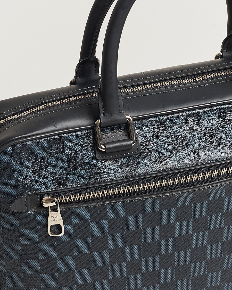Hombres | Louis Vuitton Pre-Owned Porte Documents Business Bag Damier Graphite | Louis Vuitton Pre-Owned | Porte Documents Business Bag Damier Graphite