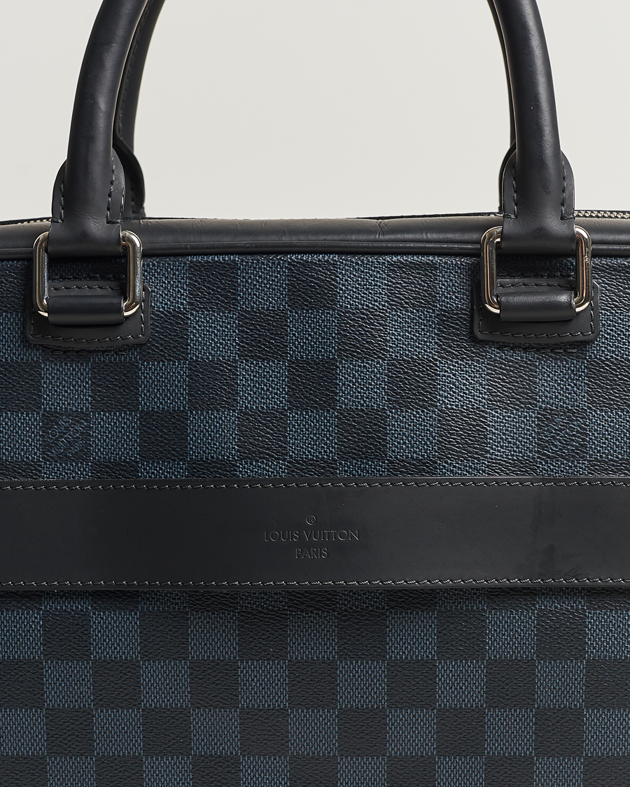 Hombres | Louis Vuitton Pre-Owned Porte Documents Business Bag Damier Graphite | Louis Vuitton Pre-Owned | Porte Documents Business Bag Damier Graphite