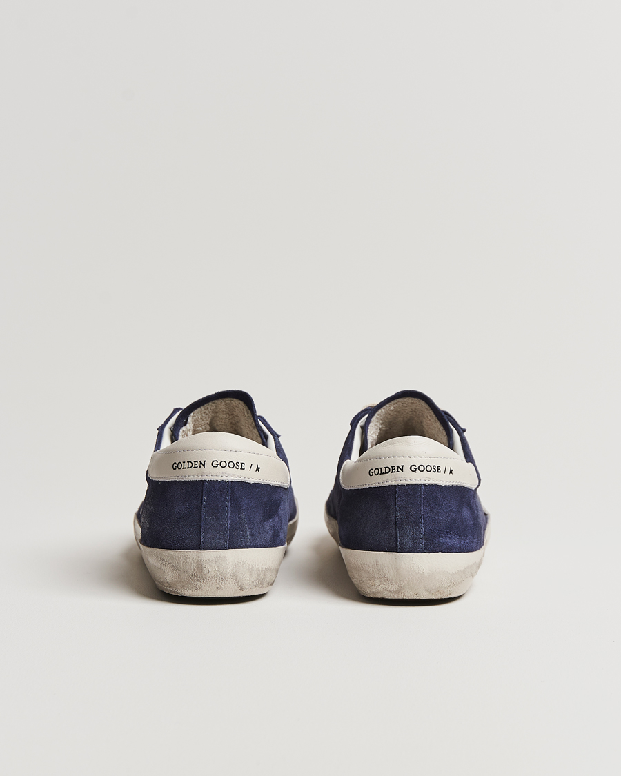 Hombres | Golden Goose Deluxe Brand Super-Star Sneaker Navy/White | Golden Goose | Deluxe Brand Super-Star Sneaker Navy/White