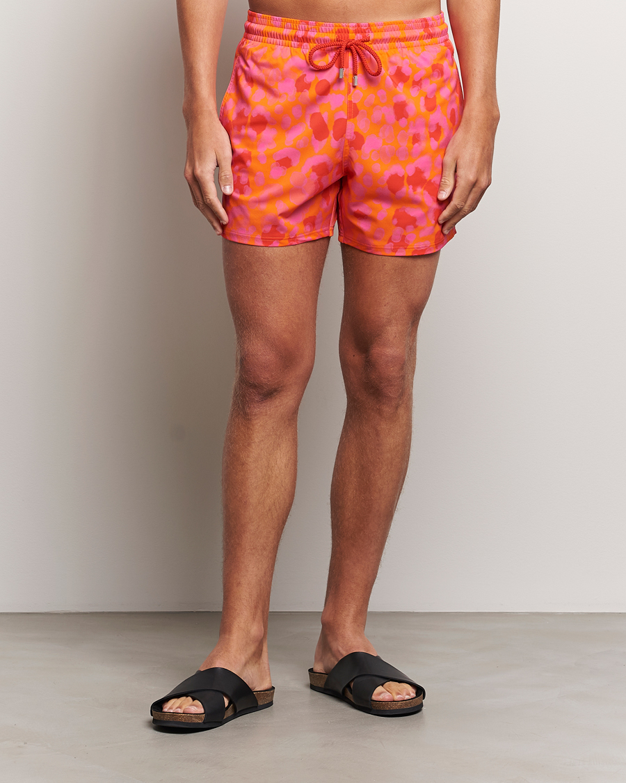 Hombres |  | Vilebrequin | Moorise Printed Swimshorts Abricot