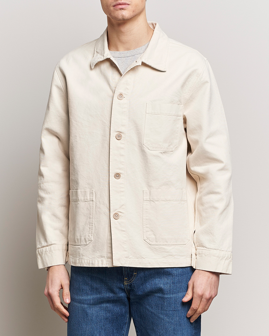 Hombres |  | Colorful Standard | Organic Workwear Jacket Ivory White