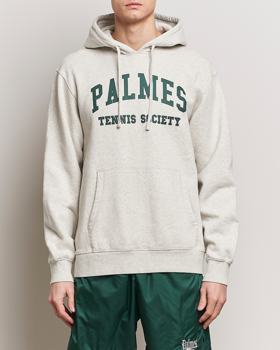 Hombres |  | Palmes | Mats Hooded Sweatshirt Oatmeal
