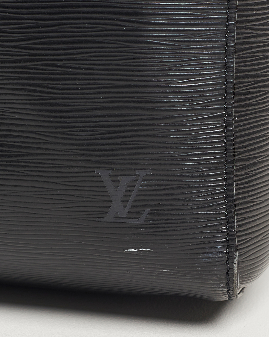 Hombres | Louis Vuitton Pre-Owned Keepall 50 Epi Leather Travel Bag Black | Louis Vuitton Pre-Owned | Keepall 50 Epi Leather Travel Bag Black