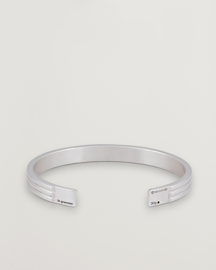 Hombres |  | LE GRAMME | Godron Braclet Sterling Silver 30g