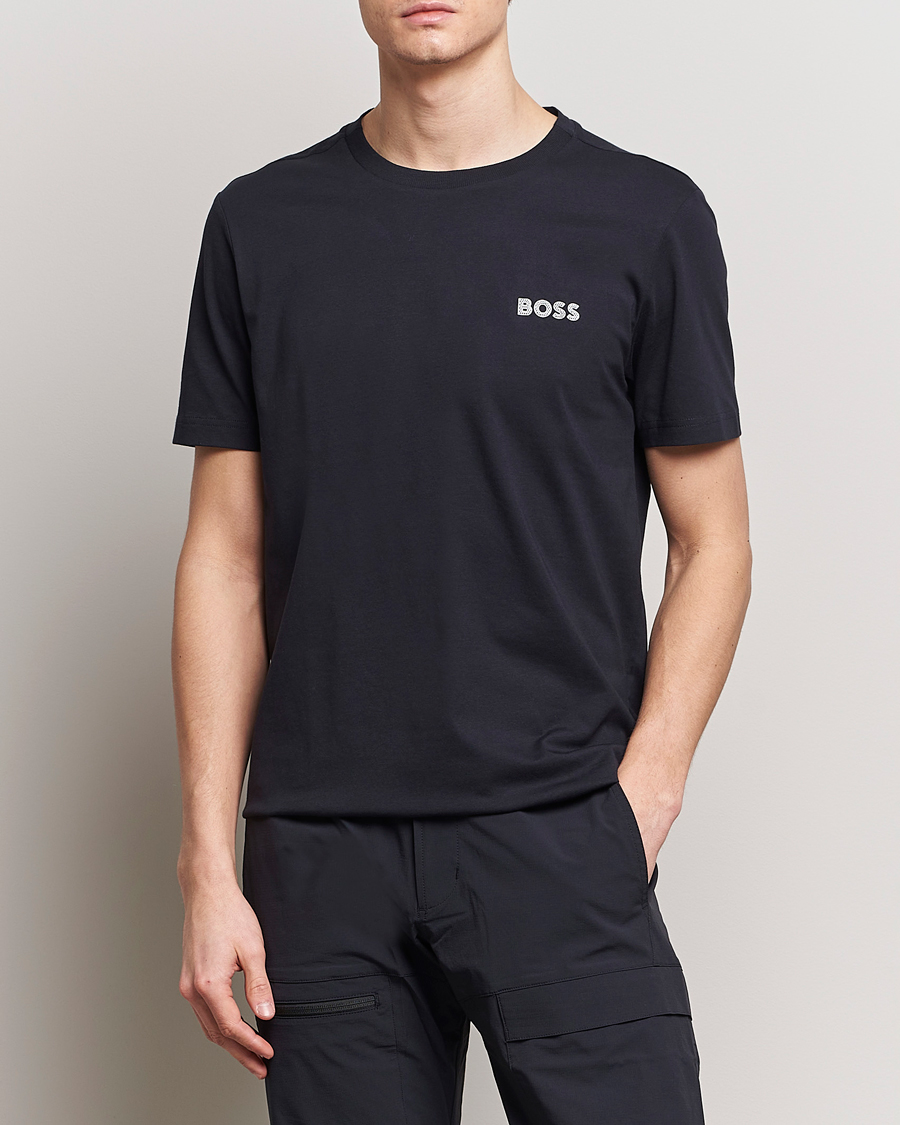 Hombres |  | BOSS GREEN | Crew Neck T-Shirt Dark Blue