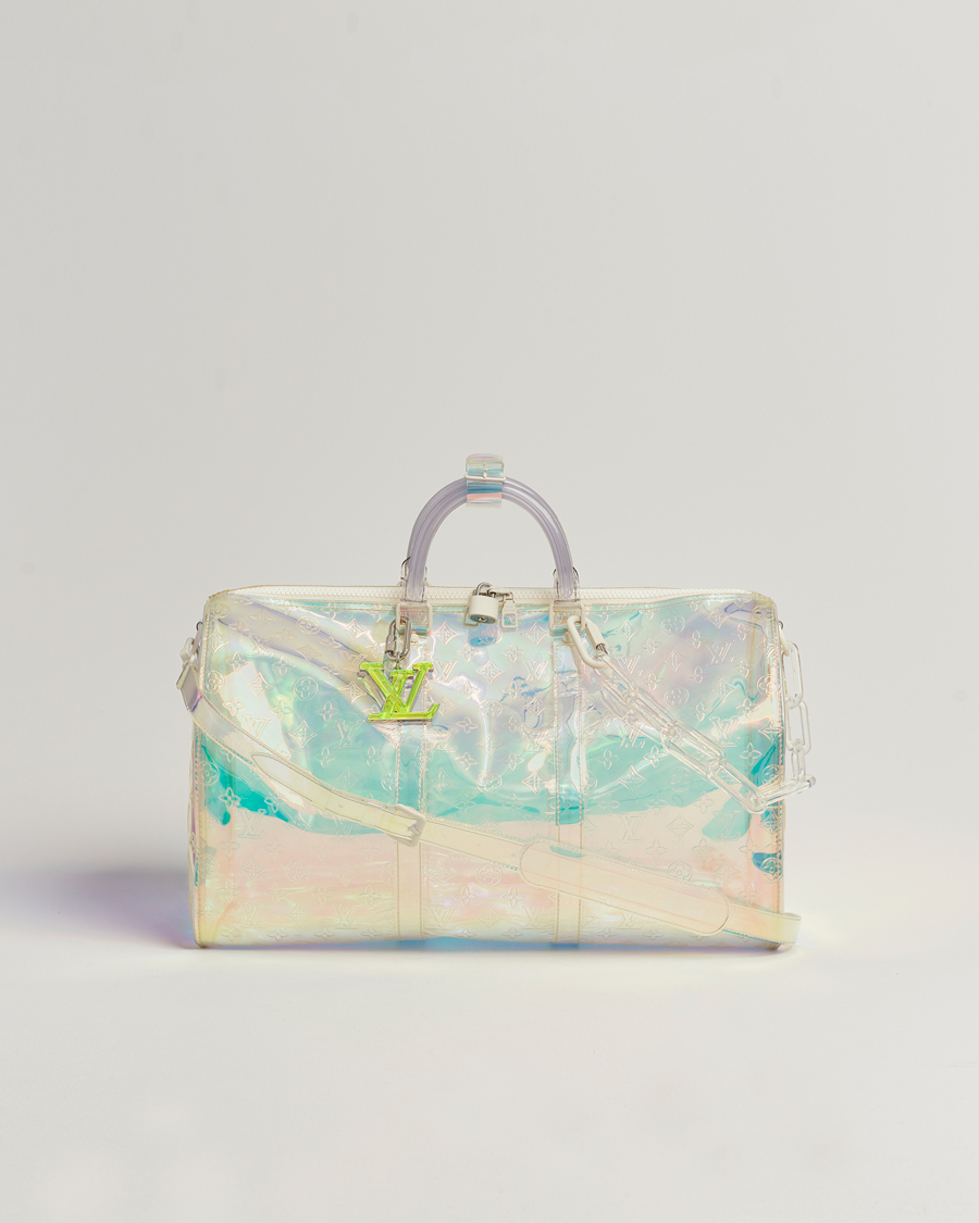 Hombres | Louis Vuitton Pre-Owned Keepall Bandoulière 50 Bag Prism Monogram | Louis Vuitton Pre-Owned | Keepall Bandoulière 50 Bag Prism Monogram