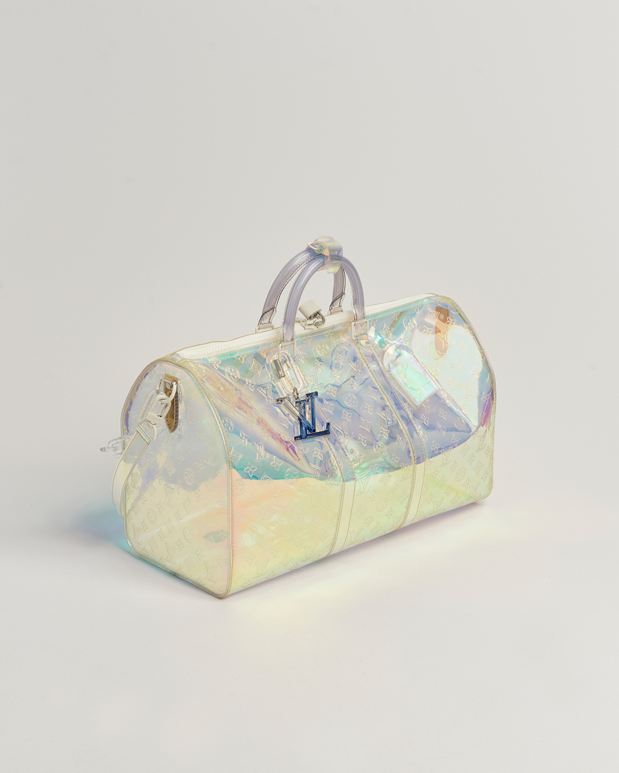 Hombres | Louis Vuitton Pre-Owned Keepall Bandoulière 50 Bag Prism Monogram | Louis Vuitton Pre-Owned | Keepall Bandoulière 50 Bag Prism Monogram