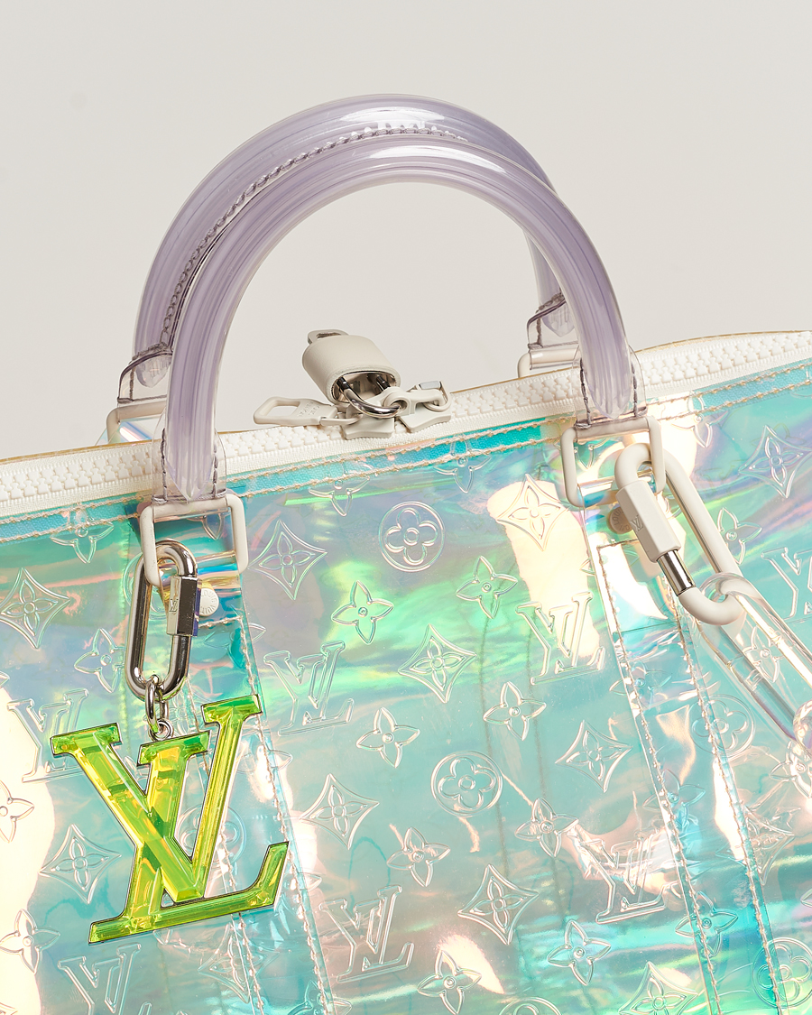 Hombres | Louis Vuitton Pre-Owned Keepall Bandoulière 50 Bag Prism Monogram | Louis Vuitton Pre-Owned | Keepall Bandoulière 50 Bag Prism Monogram