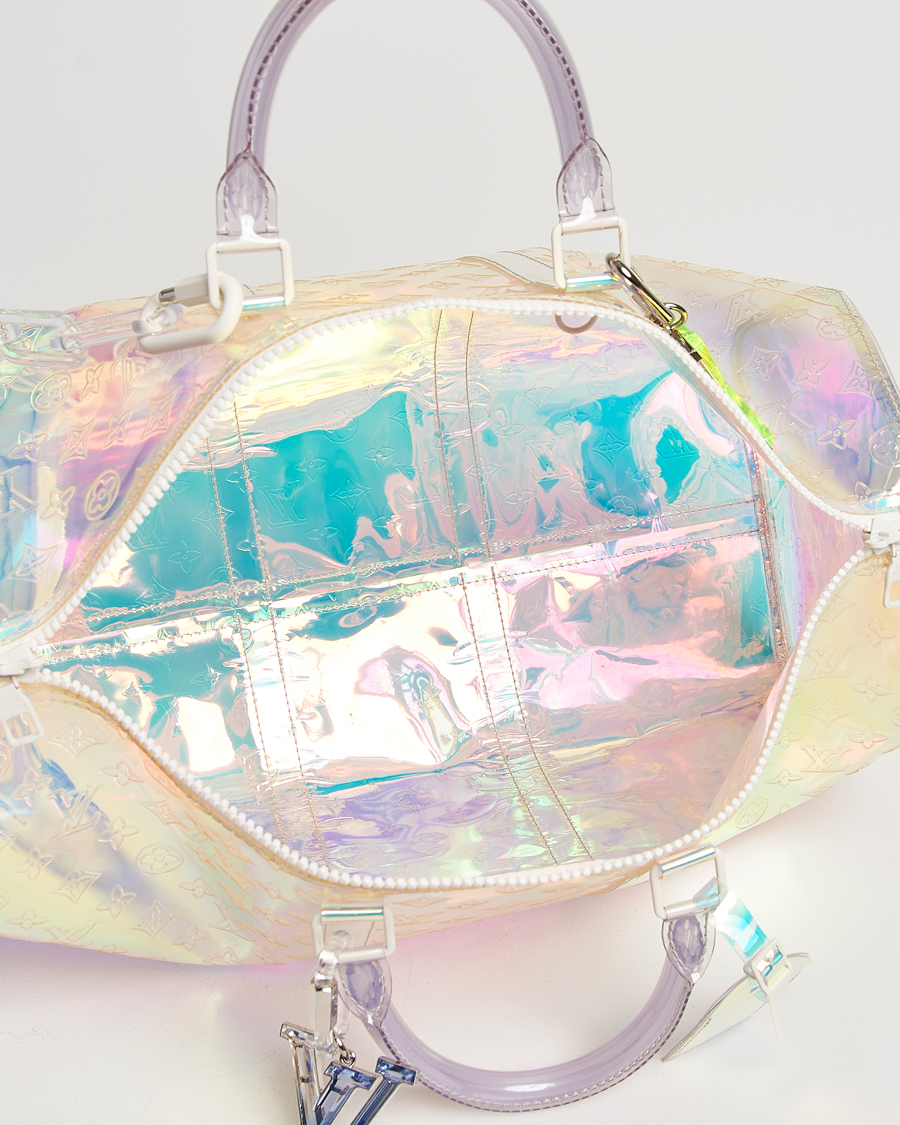 Hombres | Louis Vuitton Pre-Owned Keepall Bandoulière 50 Bag Prism Monogram | Louis Vuitton Pre-Owned | Keepall Bandoulière 50 Bag Prism Monogram