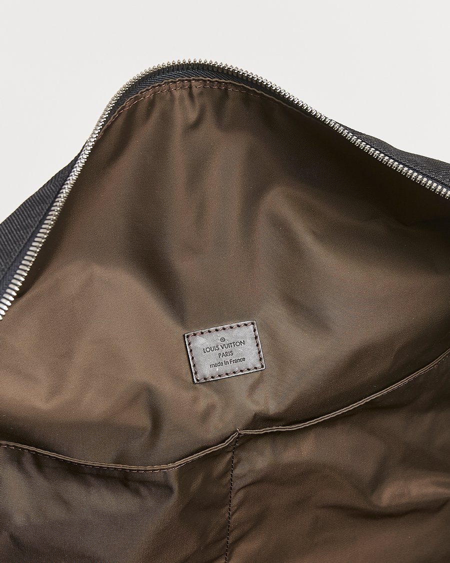 Hombres | Louis Vuitton Pre-Owned Souverain Canvas Weekendbag Black | Louis Vuitton Pre-Owned | Souverain Canvas Weekendbag Black