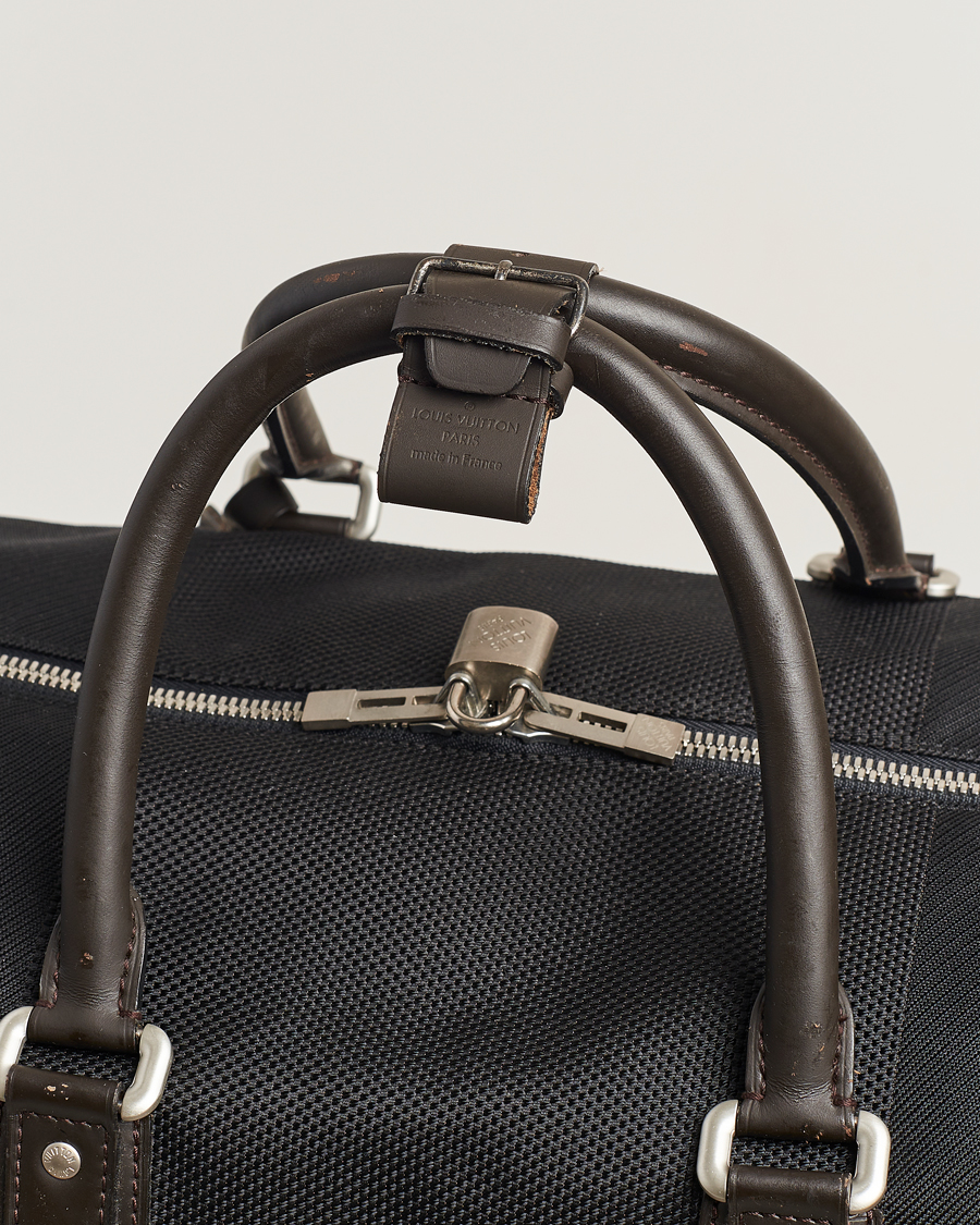 Hombres | Louis Vuitton Pre-Owned Souverain Canvas Weekendbag Black | Louis Vuitton Pre-Owned | Souverain Canvas Weekendbag Black