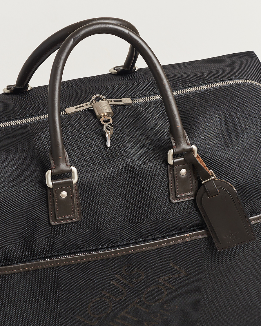 Hombres | Louis Vuitton Pre-Owned Souverain Canvas Weekendbag Black | Louis Vuitton Pre-Owned | Souverain Canvas Weekendbag Black