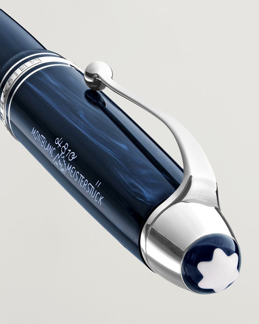 Hombres |  | Montblanc | Meisterstück Precious Resin FP LeGrand F Blue