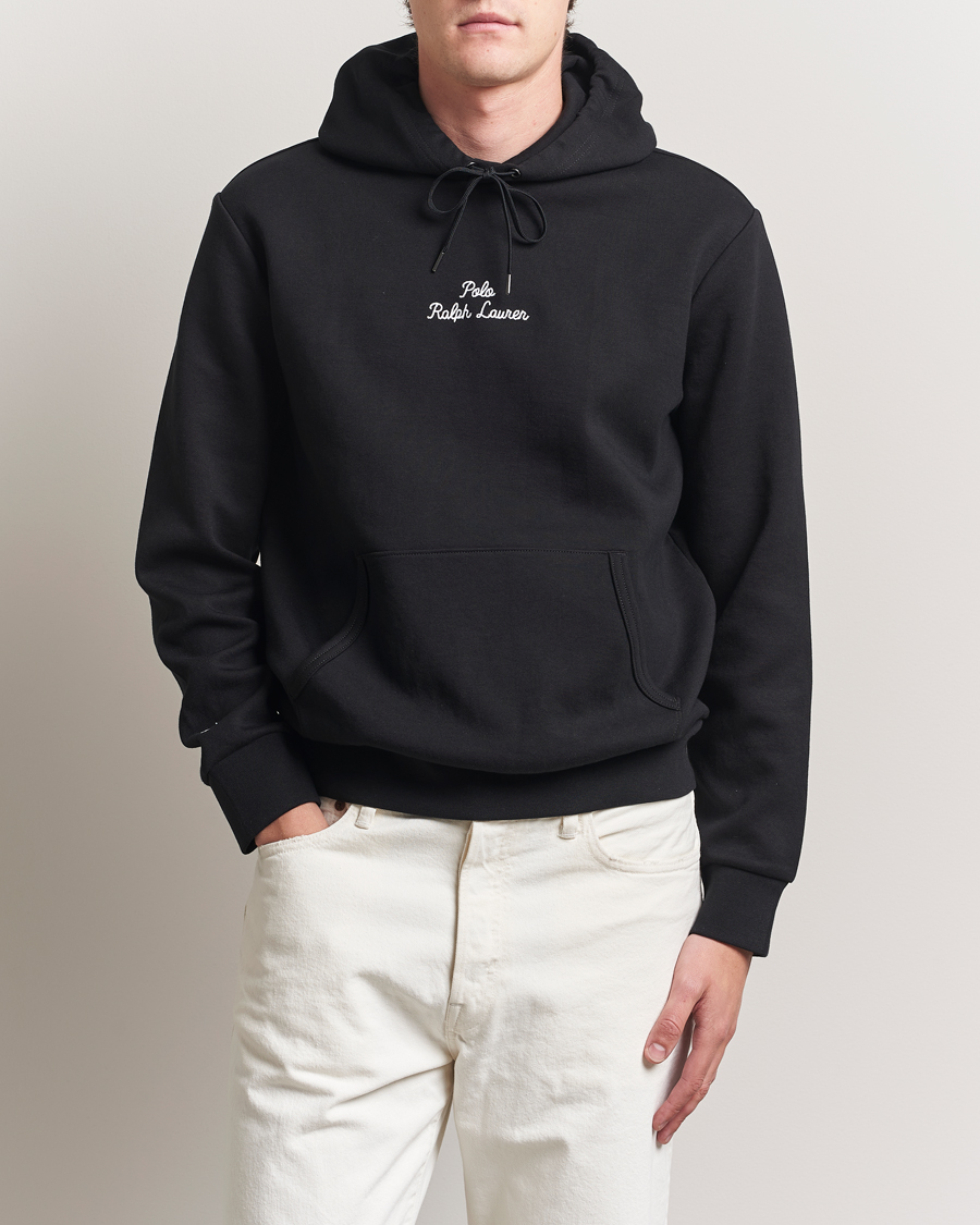 Hombres | Jerséis y prendas de punto | Polo Ralph Lauren | Central Logo Hoodie Polo Black