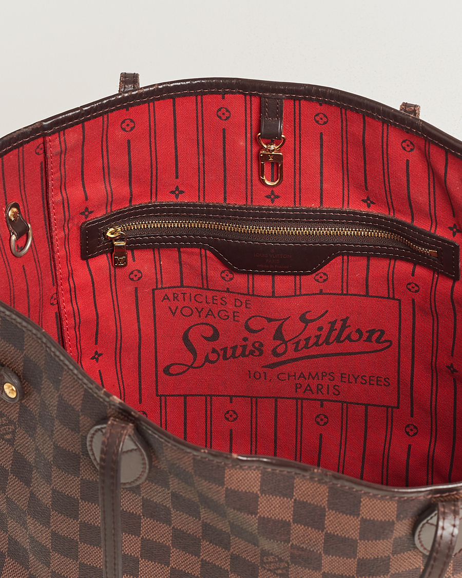 Hombres | Louis Vuitton Pre-Owned Neverfull MM Totebag Damier Ebene | Louis Vuitton Pre-Owned | Neverfull MM Totebag Damier Ebene