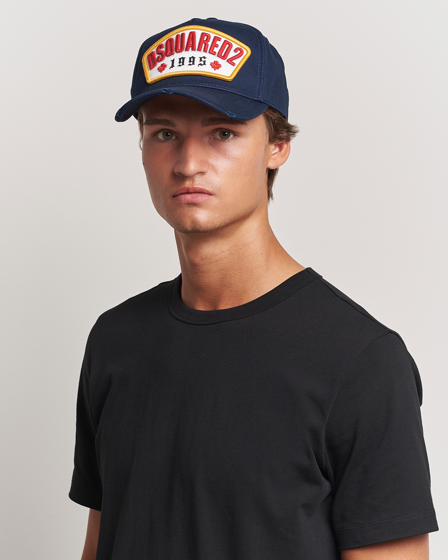 Hombres |  | Dsquared2 | Logo Baseball Cap Navy