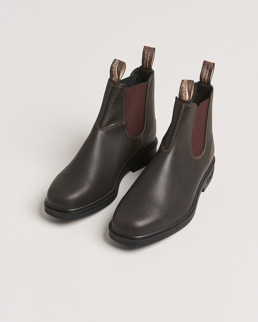 Hombres | Business & Beyond - Casual | Blundstone | 062 Dress Leather Chelsea Boot Stout Brown