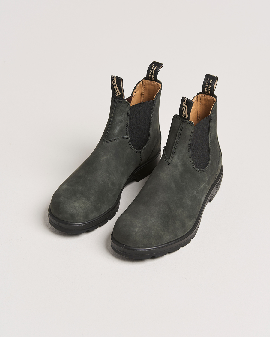 Hombres |  | Blundstone | 587 Classic Leather Chelsea Boot Rustic Black