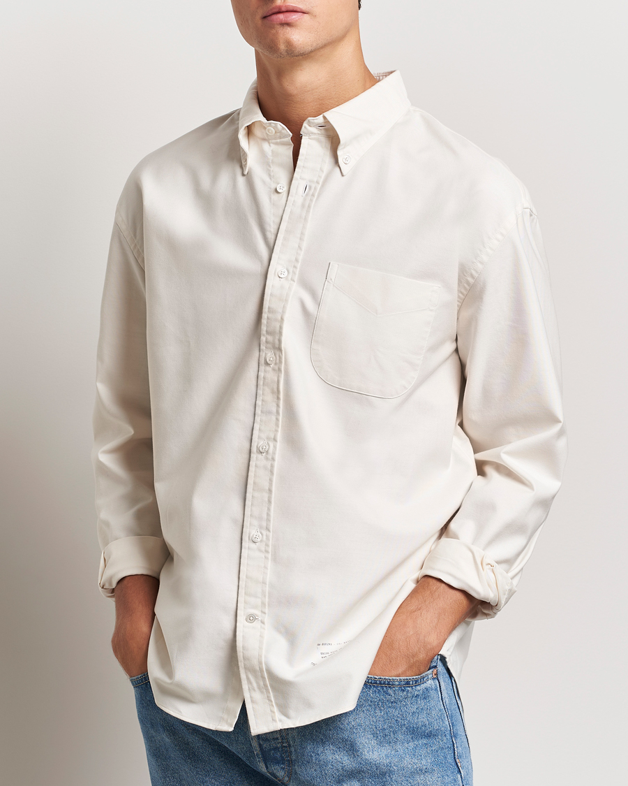 Hombres |  | GANT 240 Mulberry Street | Regular Fit US Oxford Shirt Cream