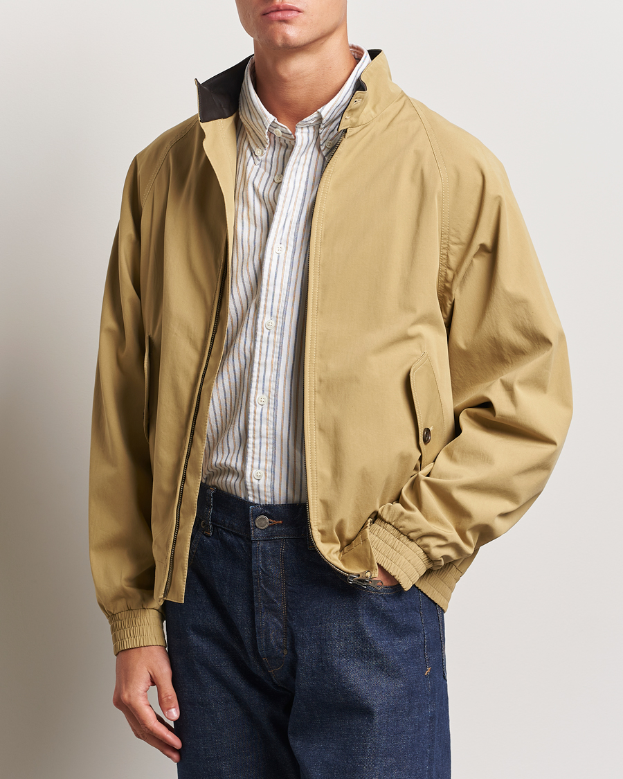 Hombres |  | GANT | Cotton Harrington Jacket Dried Khaki