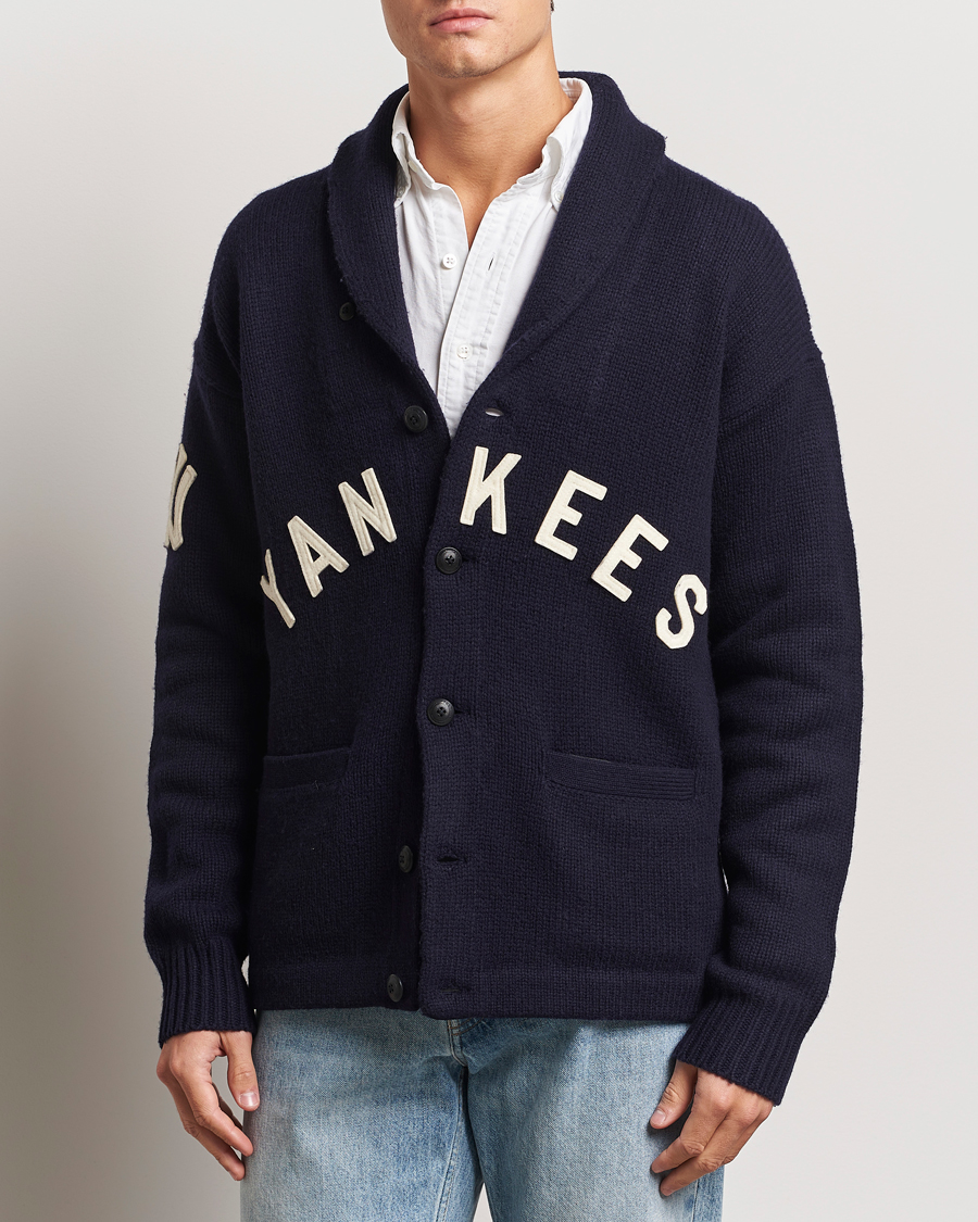 Hombres |  | Polo Ralph Lauren | MLB Yankees Cardigan Aviator Navy Combo