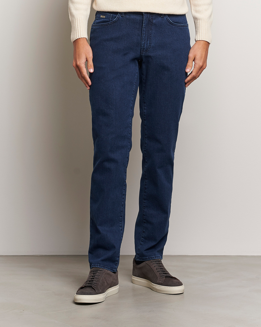 Hombres | Straight leg | Brax | Cadiz Premium Flex Denim Dark Blue