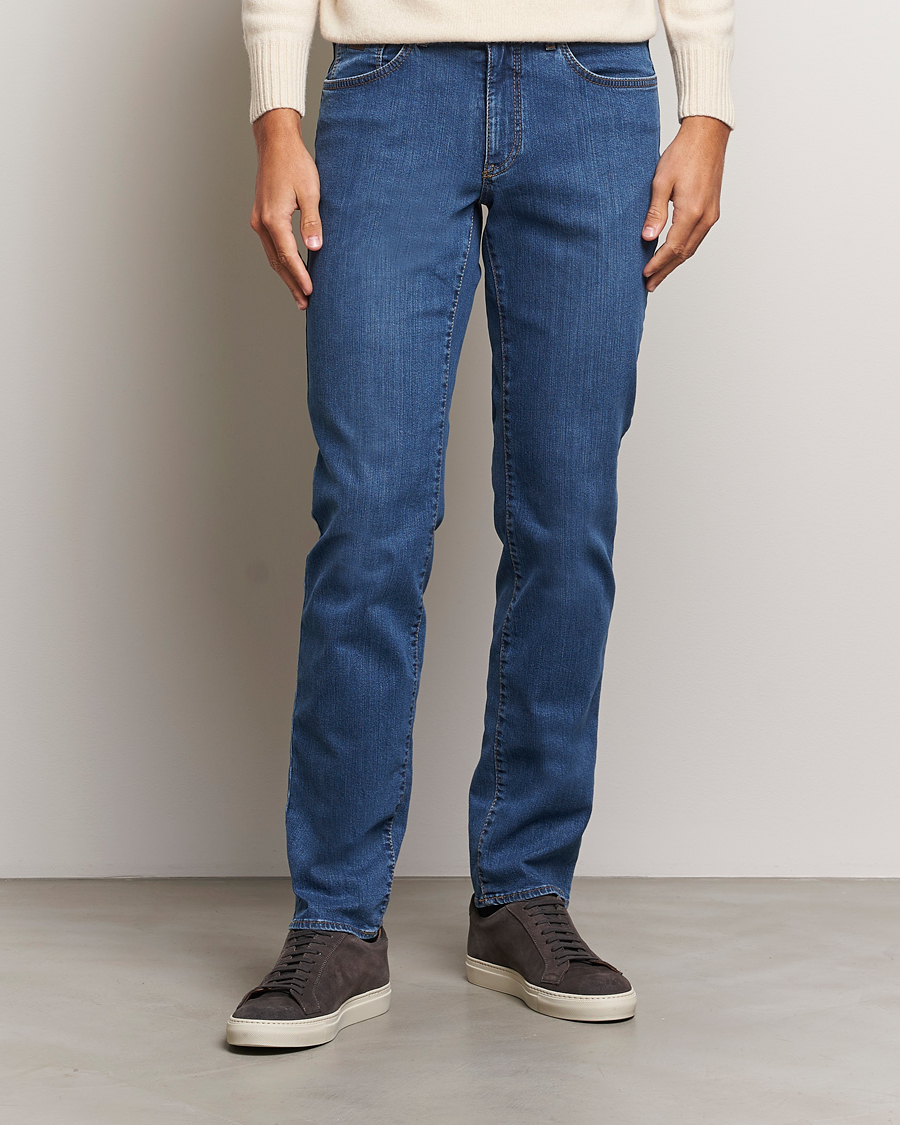 Hombres | Vaqueros | Brax | Cadiz Premium Flex Denim Blue Used