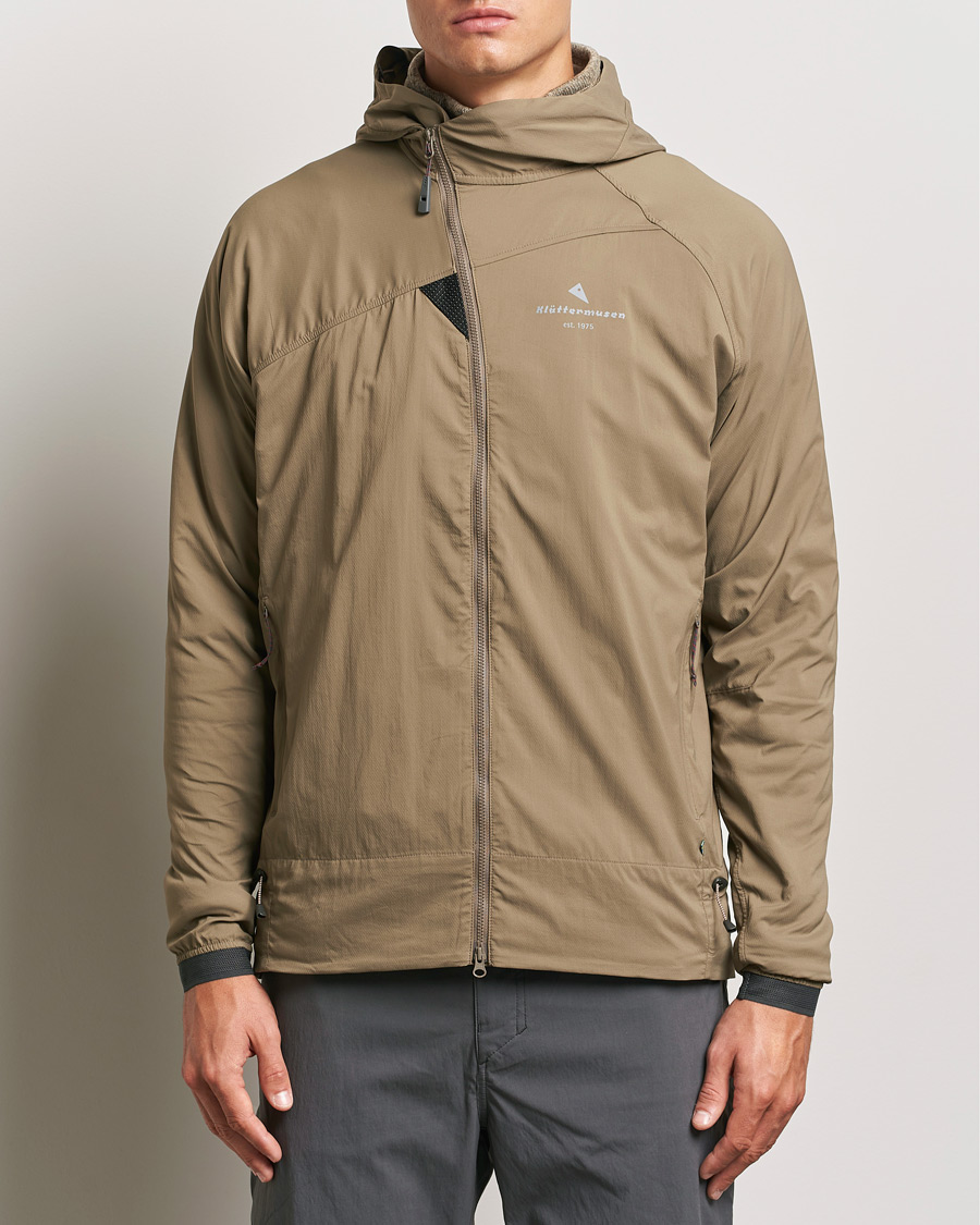 Hombres |  | Klättermusen | 74 Levitend Active Hooded Jacket Dark Khaki