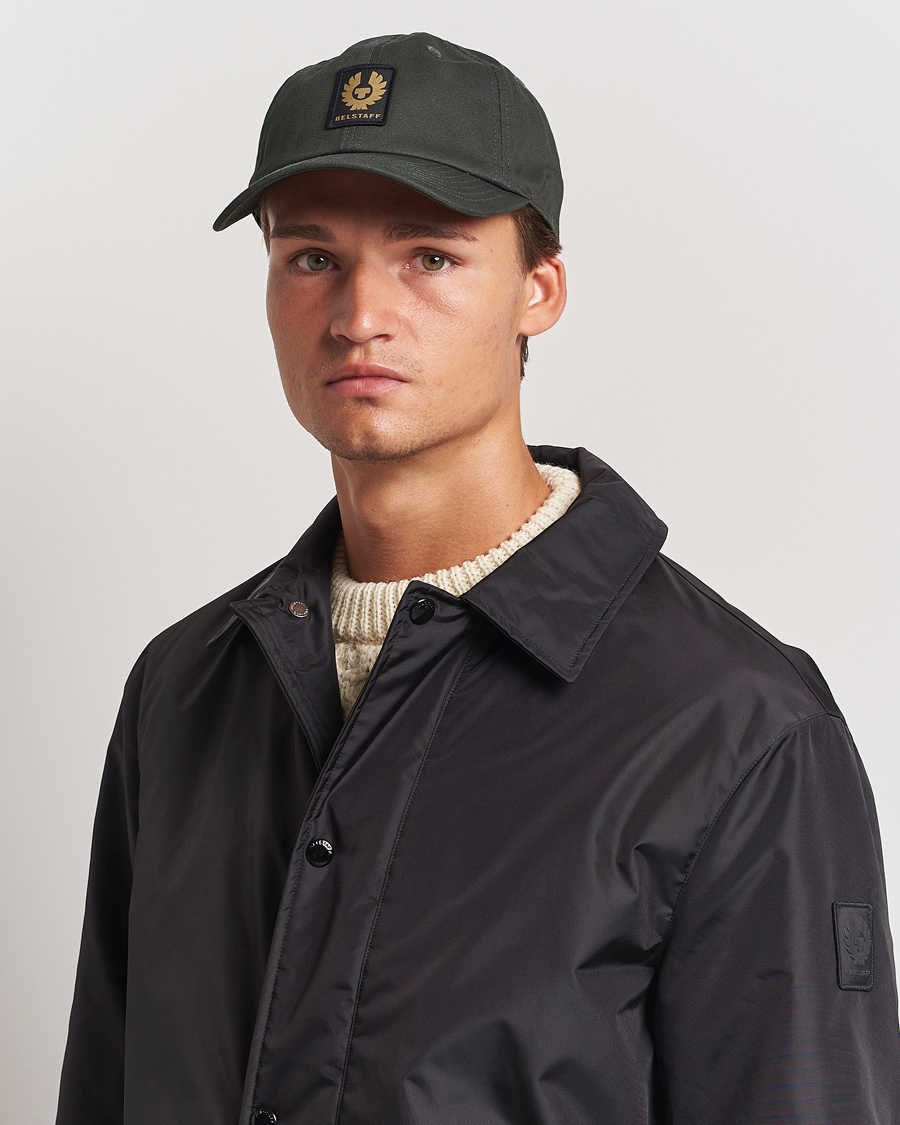 Hombres |  | Belstaff | Phoenix Logo Cap Tile Green