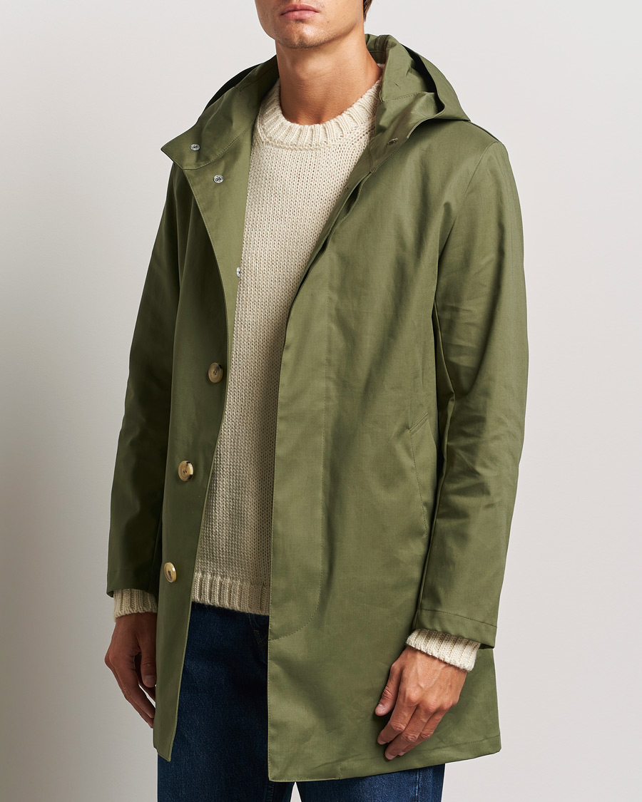 Hombres |  | Mackintosh | Chryston Short Coat Four Leaf Clover