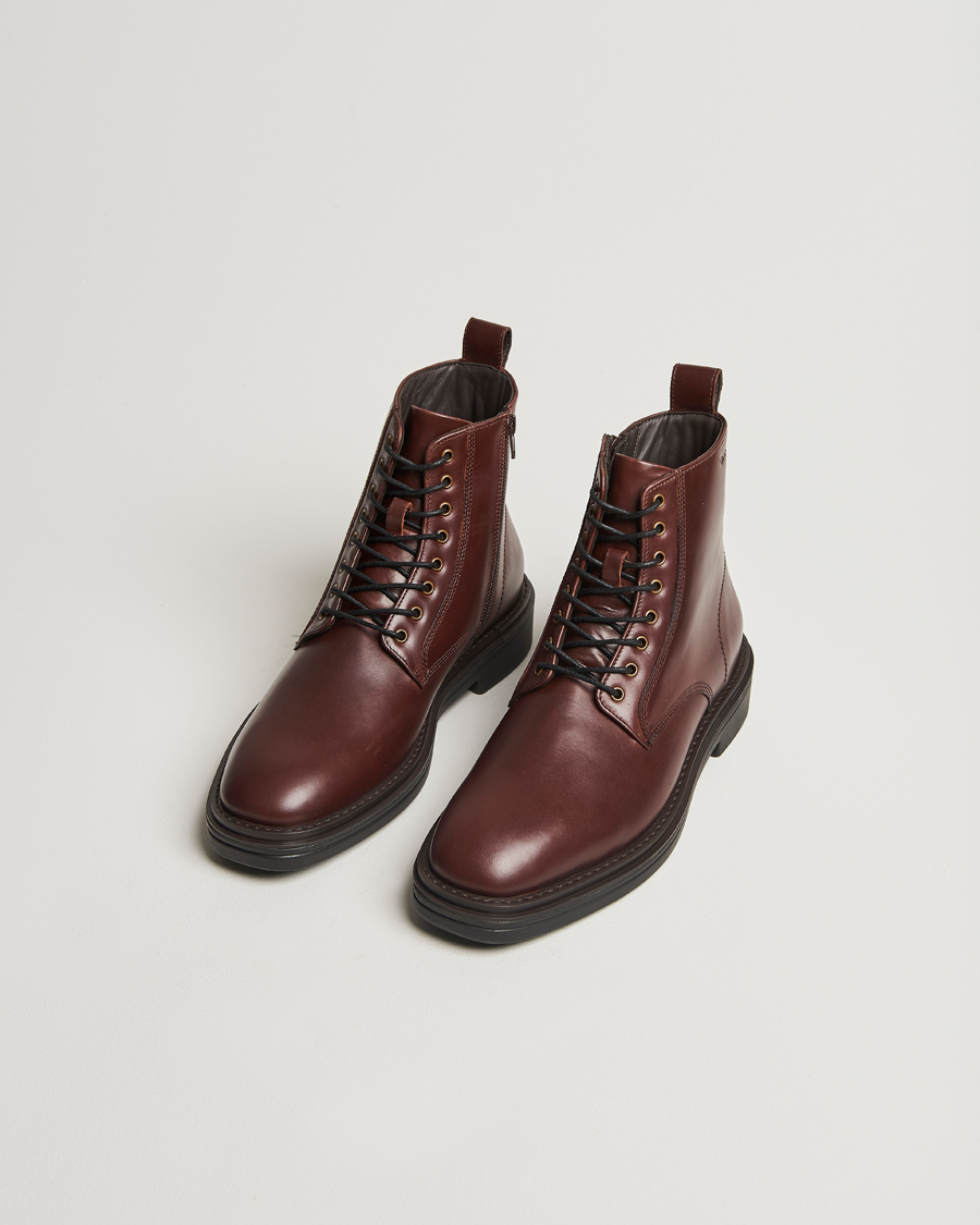 Hombres |  | GANT | Boggar Leather Boot Cognac