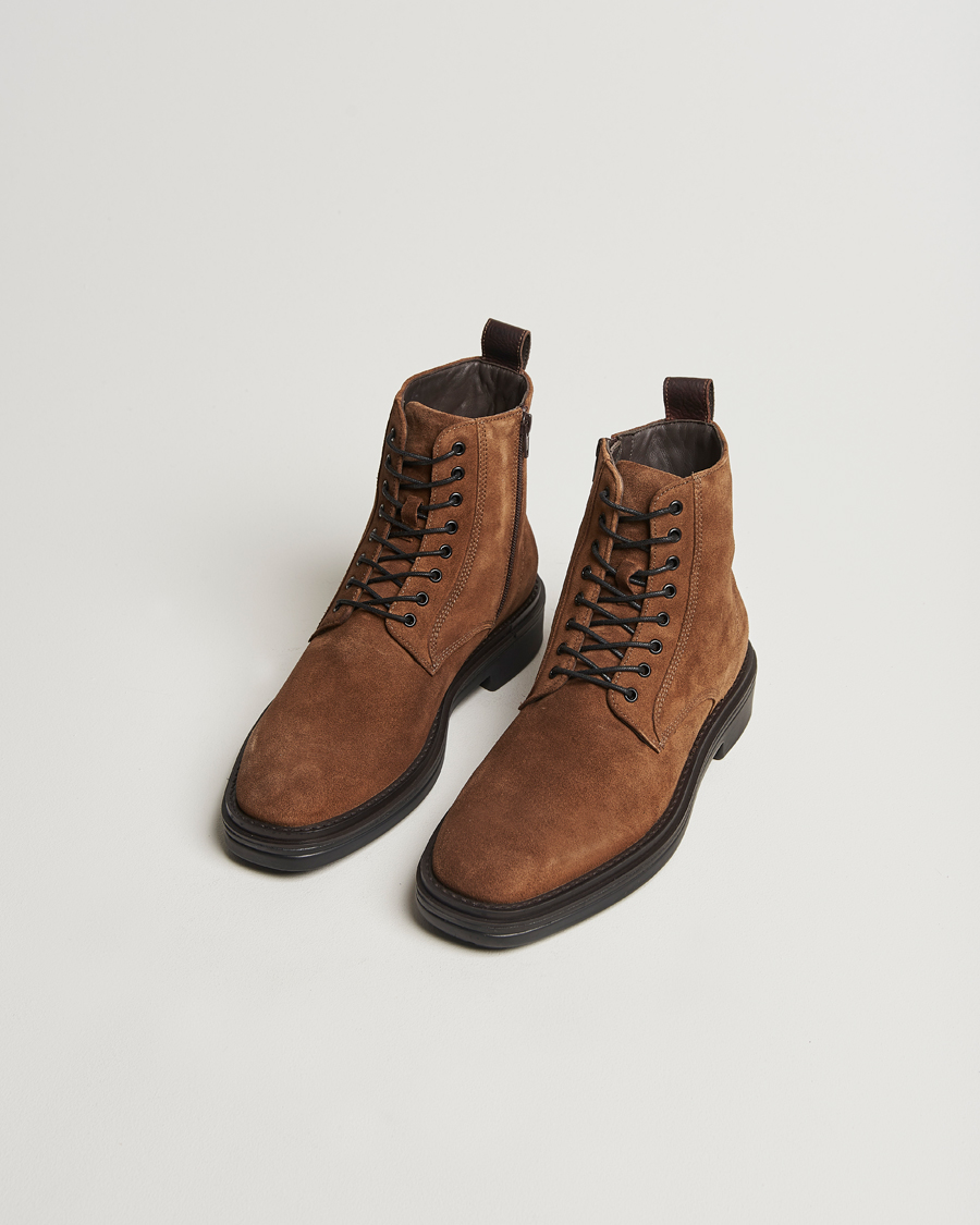 Hombres |  | GANT | Boggar Suede Boot Warm Khaki