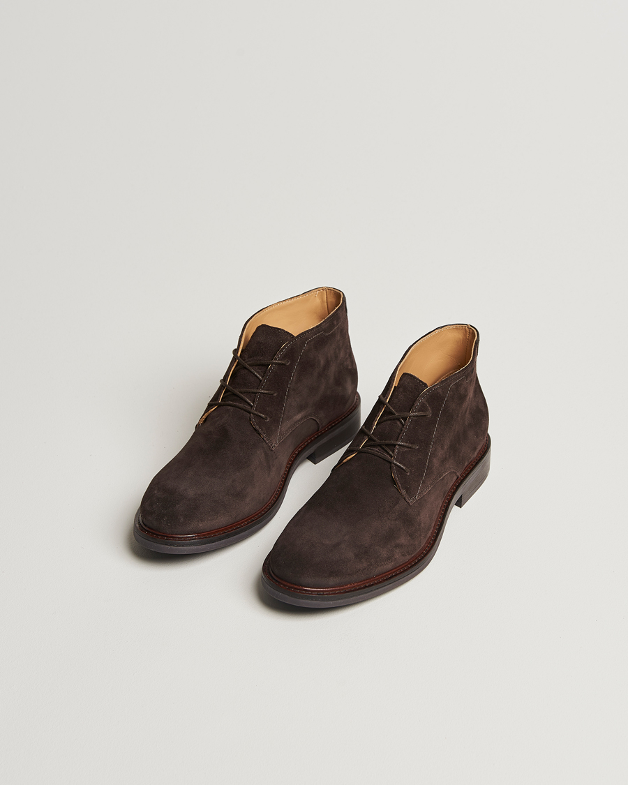 Hombres |  | GANT | St Fairkon Chukka Suede Boot Espresso Brown