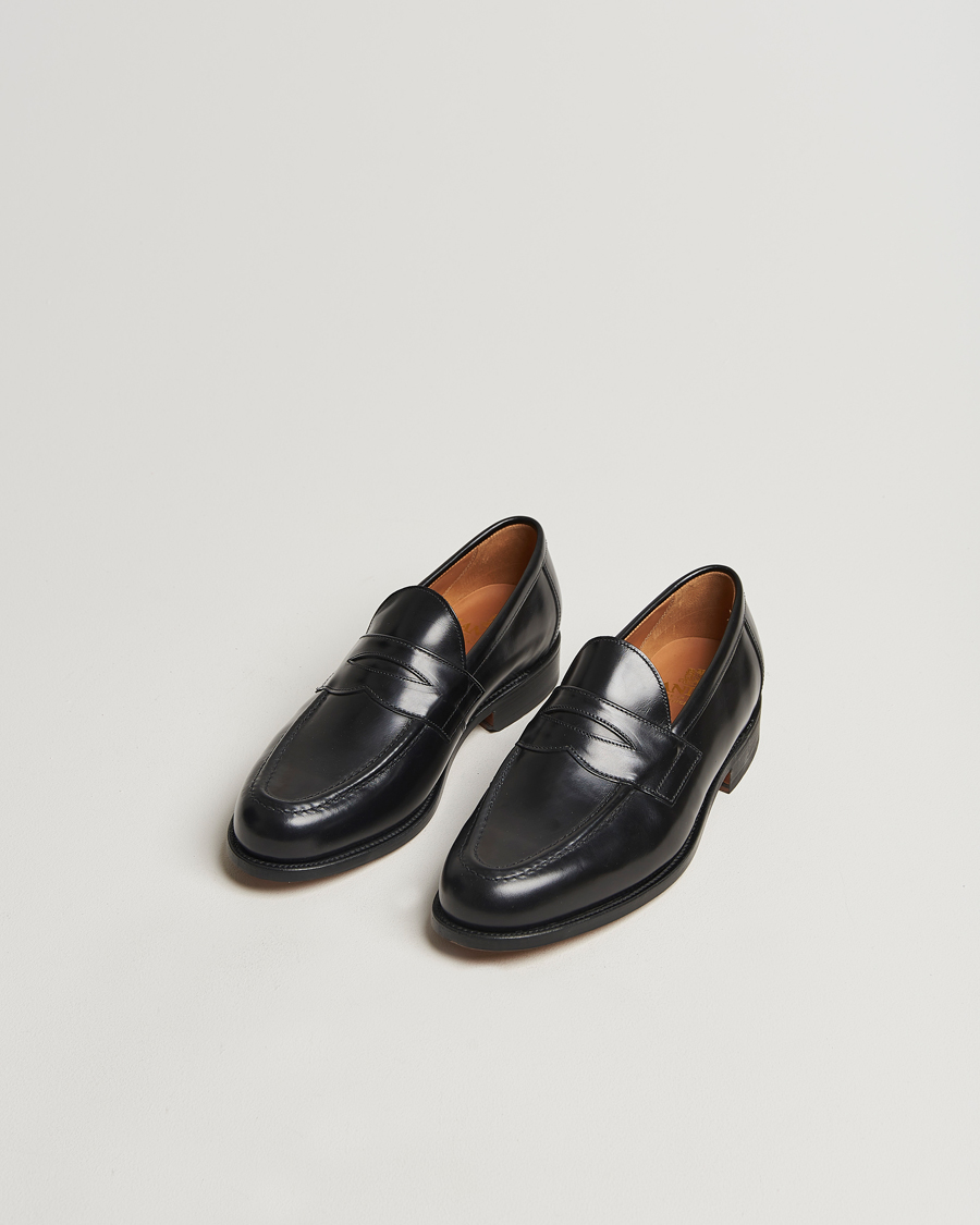 Hombres |  | Sanders | Aldwych Calf Penny Loafer Black