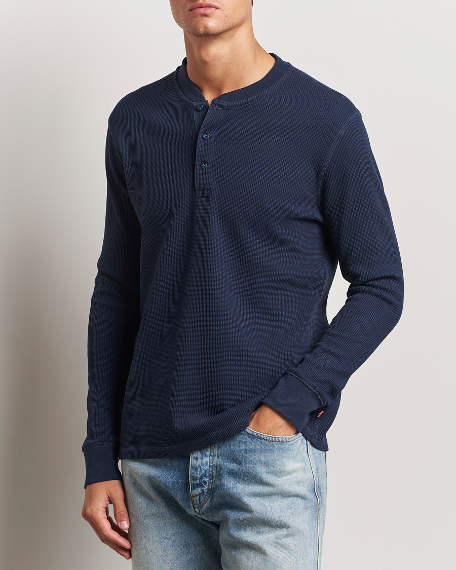 Hombres |  | Levi\'s | Thermal Henley Navy Blazer