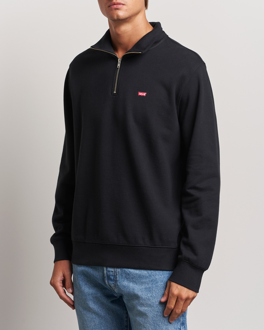 Hombres |  | Levi\'s | Original Half Zip Sweater Mineral Black