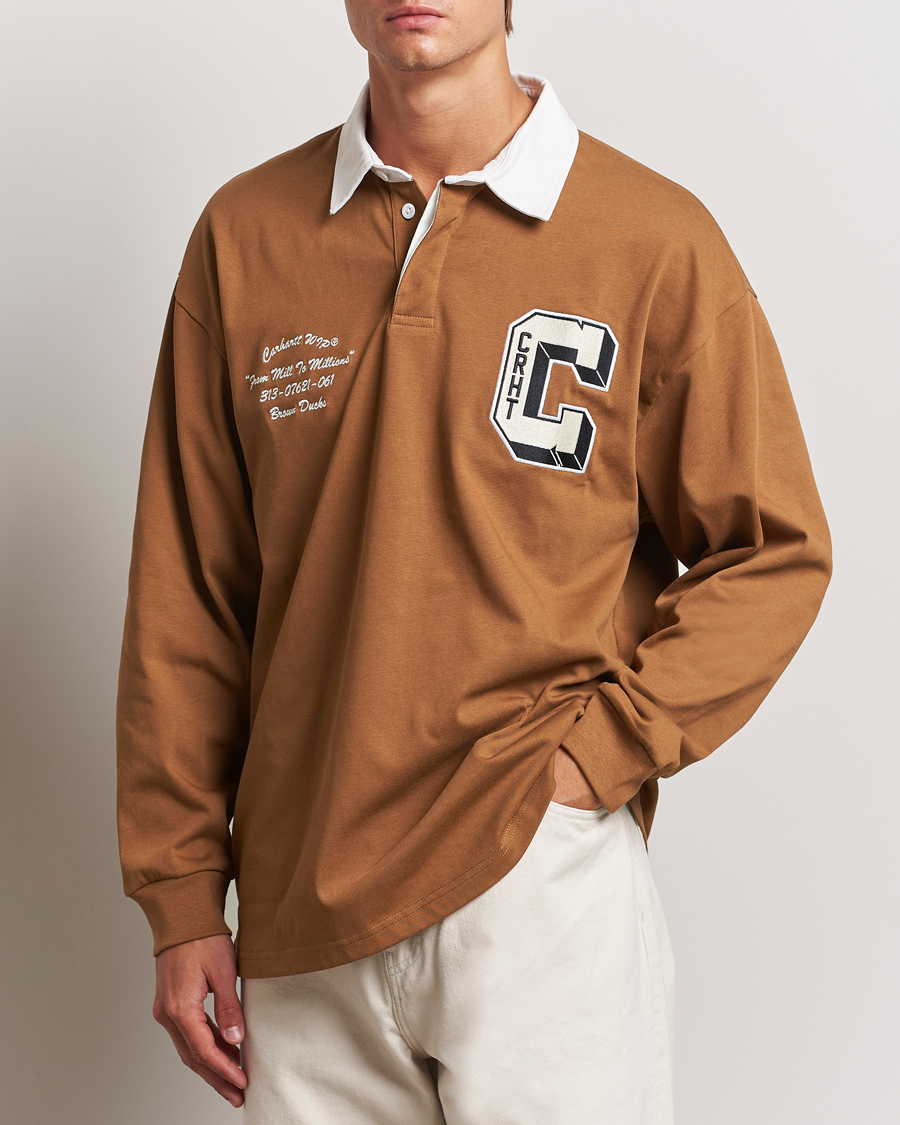 Hombres |  | Carhartt WIP | Brown Ducks Rugby Shirt Hamilton Brown