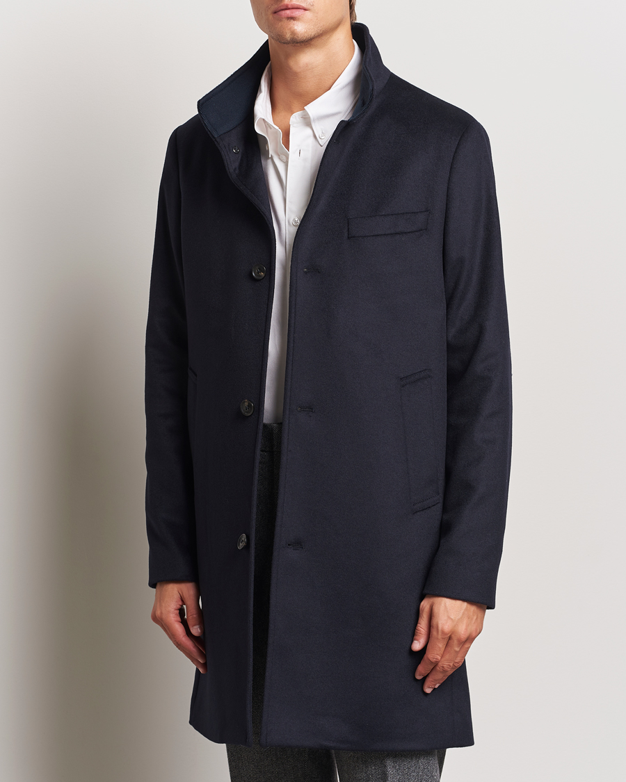 Hombres |  | J.Lindeberg | Jesse Melton Cashmere Coat Navy