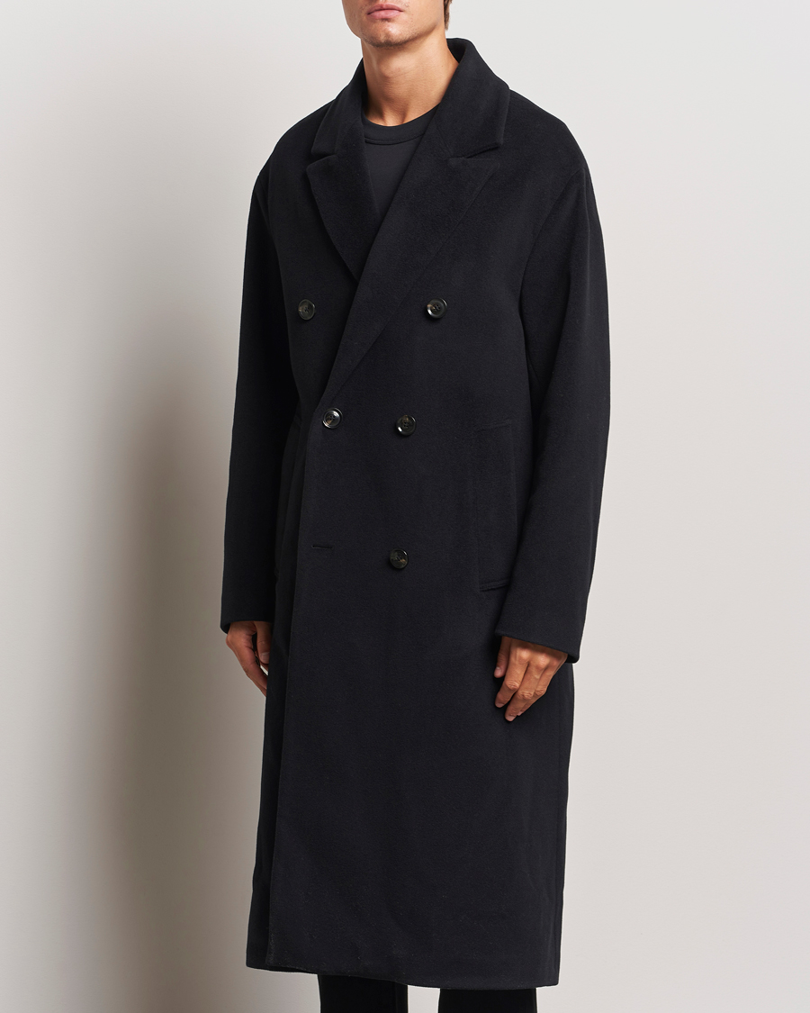 Hombres | Business & Beyond - Casual | J.Lindeberg | Willy Wool Coat Black