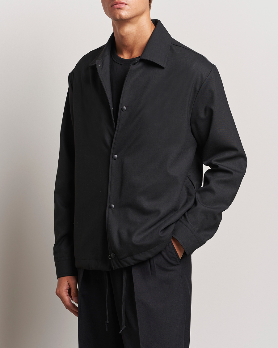 Hombres |  | J.Lindeberg | Celian Coach Overshirt Black