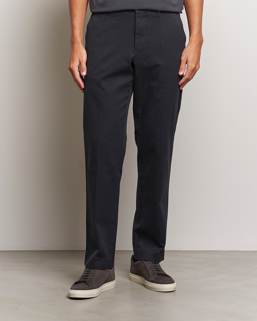 Hombres |  | J.Lindeberg | Lois Flannel Twill Pants Dark Grey