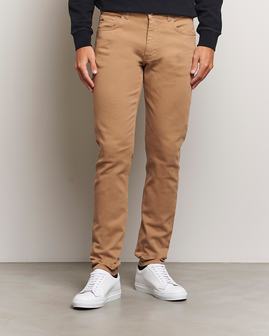 Hombres |  | J.Lindeberg | Jay Solid Twill Stretch Jeans Tiger Brown