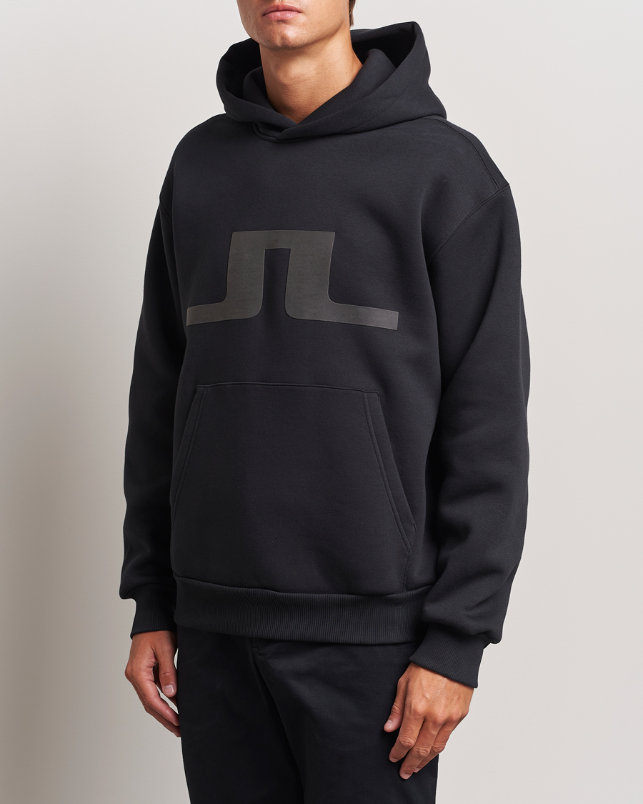 Hombres |  | J.Lindeberg | Karson Graphic Hoodie Black