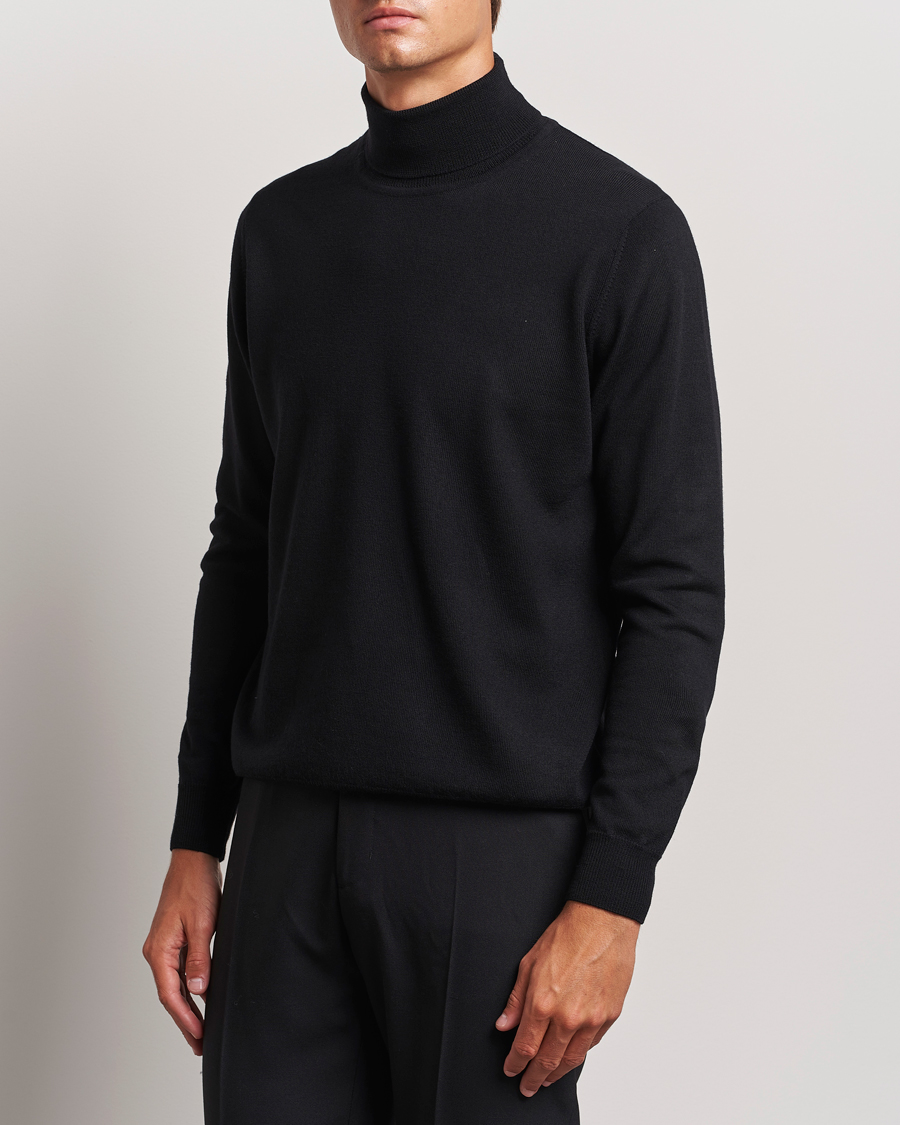 Hombres |  | J.Lindeberg | Kaden Merino Turtleneck Black