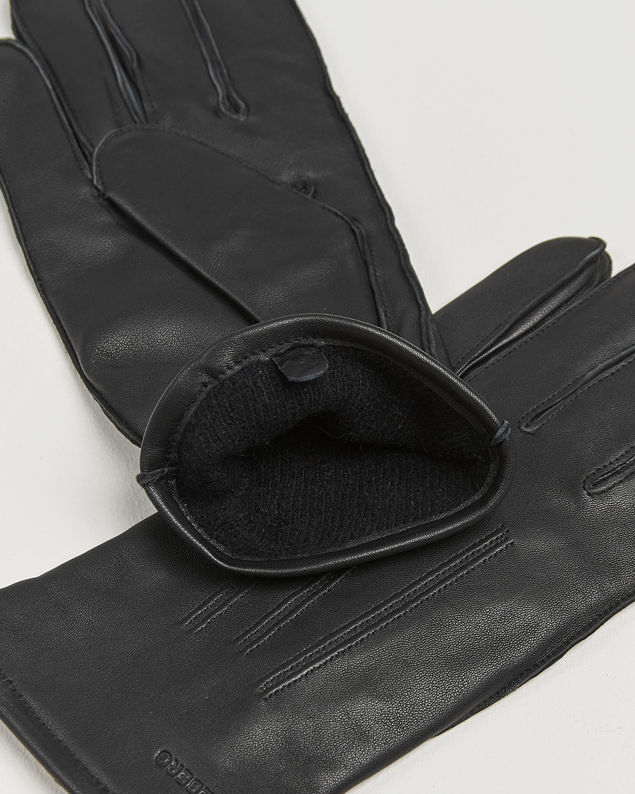 Hombres |  | J.Lindeberg | Milo Leather Glove Black