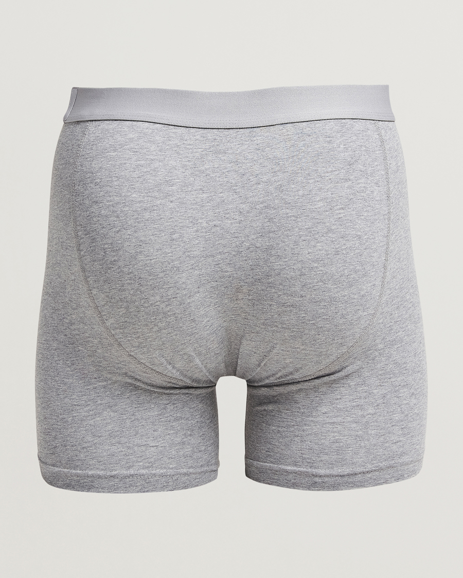 Hombres |  | Bread & Boxers | 3-Pack Long Boxer Brief Grey Melange