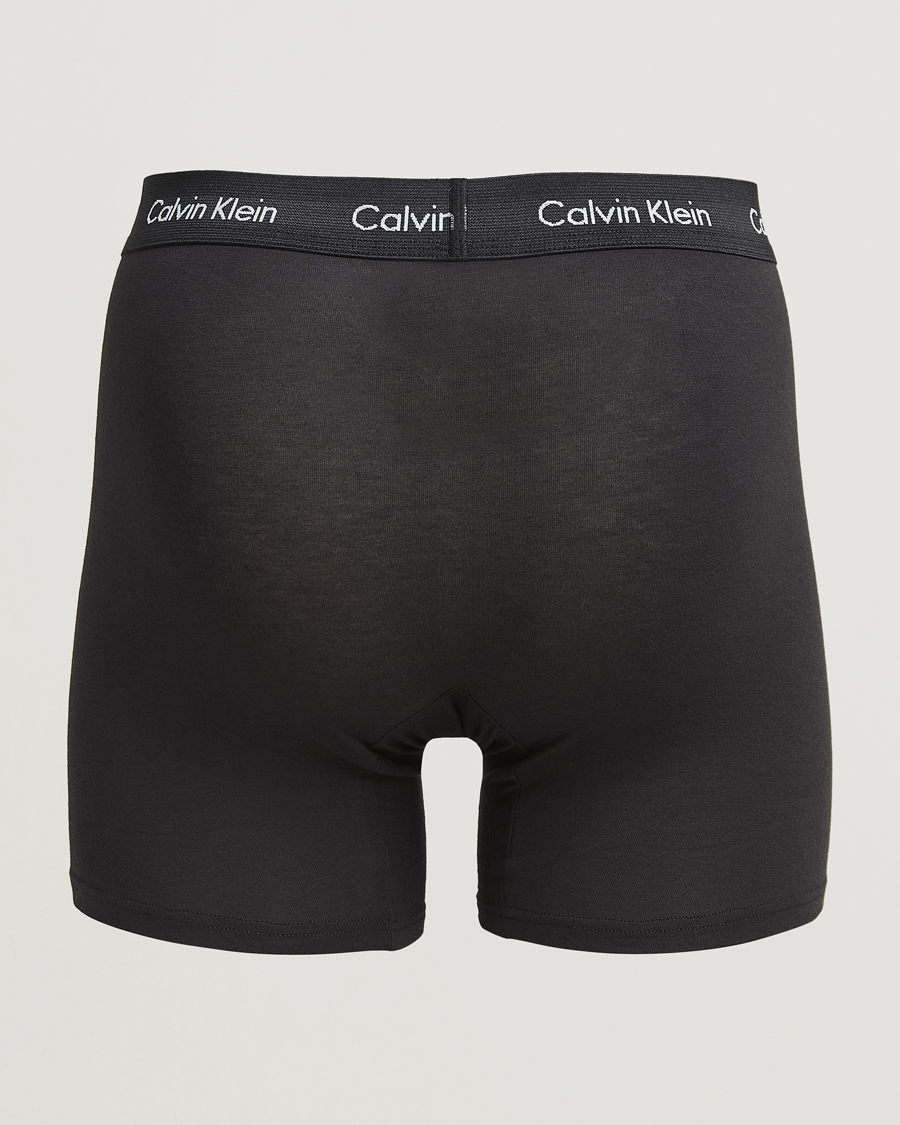 Hombres |  | Calvin Klein | Cotton Stretch 3-Pack Boxer Brief Black